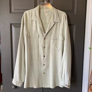 Tommy Bahama Silk Button Down Long Sleeve